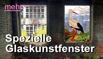 sehen Sie fantastische Glaskunstfenster